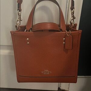 Coach Tan Leather Satchel
